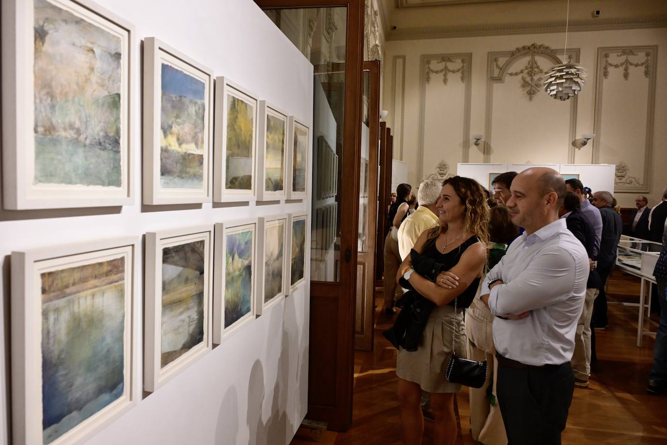 Las imágenes de la inauguración de la exposición de Pedro Cano