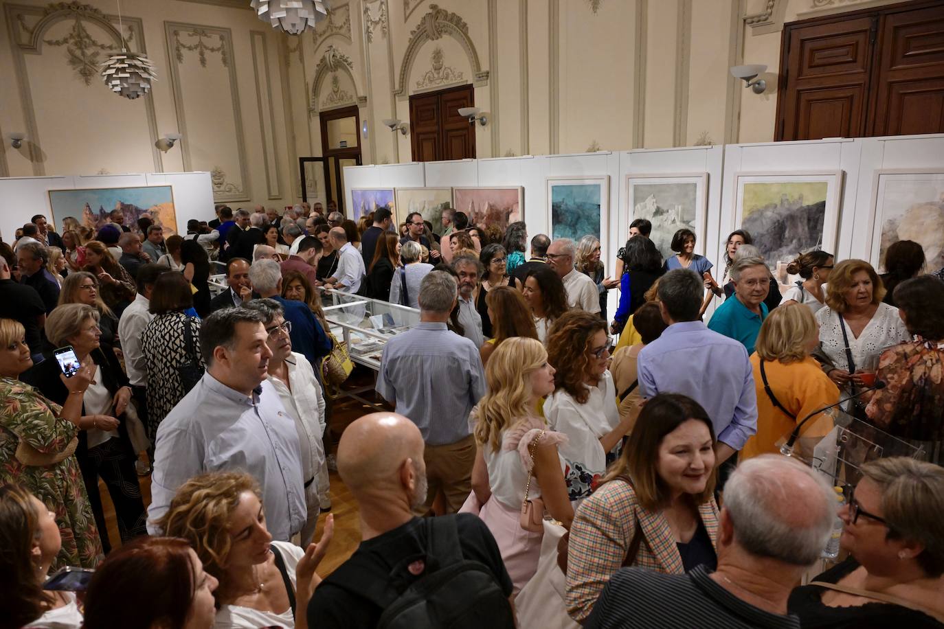 Las imágenes de la inauguración de la exposición de Pedro Cano