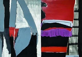 'Toguna. La casa de la palabra I y II' (acrílico y 'collage' sobre papel).