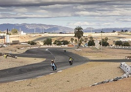 VIsta general del Circuito de Velocidad de Cartagena durante una rodada de motocicletas este año.