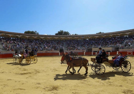 Las imágenes de la exhibición de enganches en Lorca