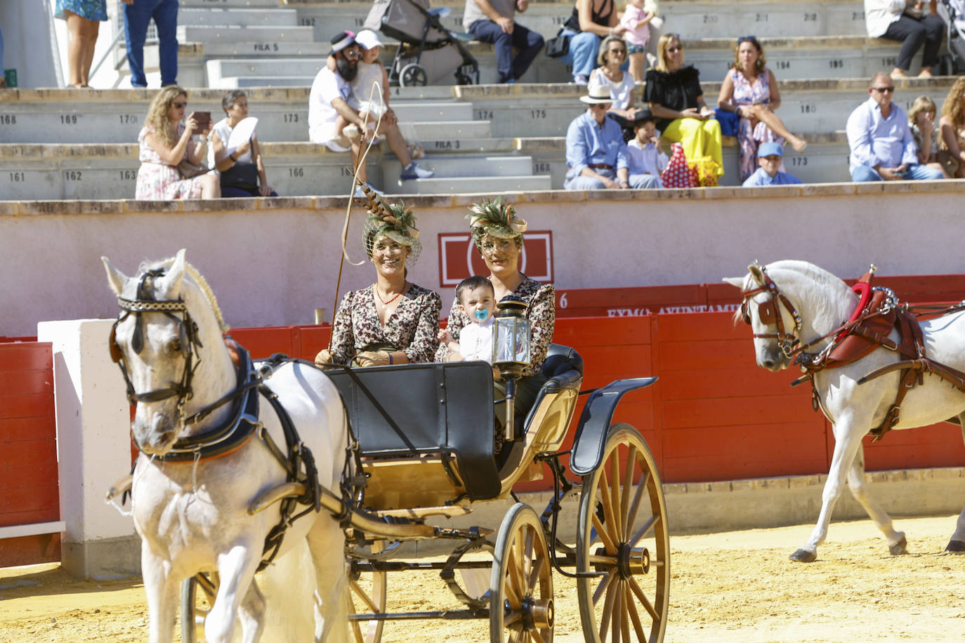 Las imágenes de la exhibición de enganches en Lorca