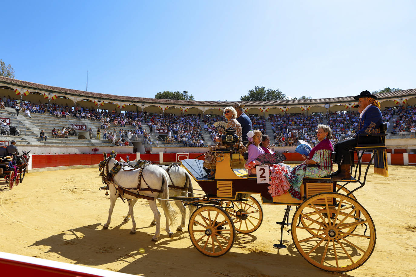 Las imágenes de la exhibición de enganches en Lorca