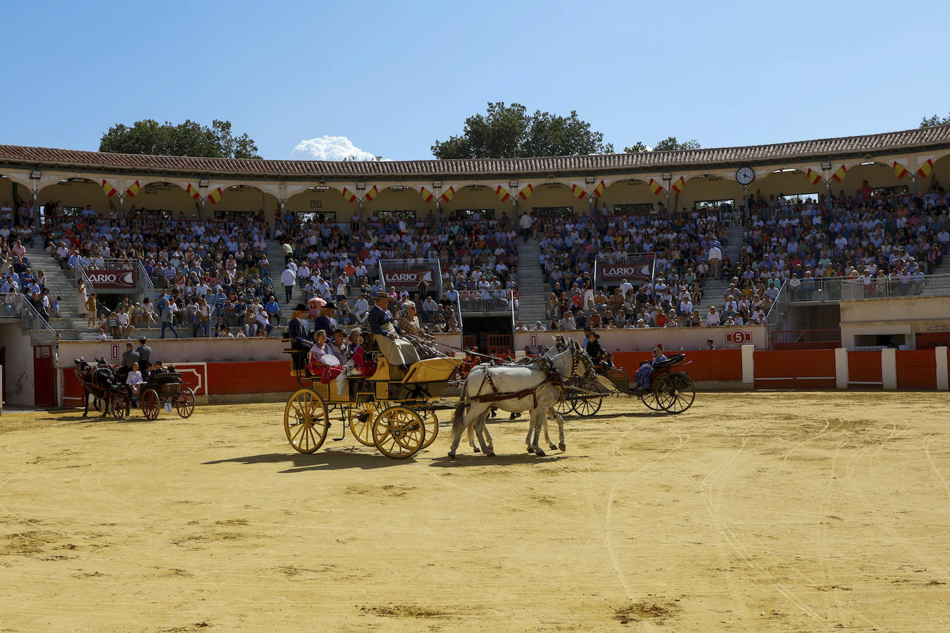 Las imágenes de la exhibición de enganches en Lorca