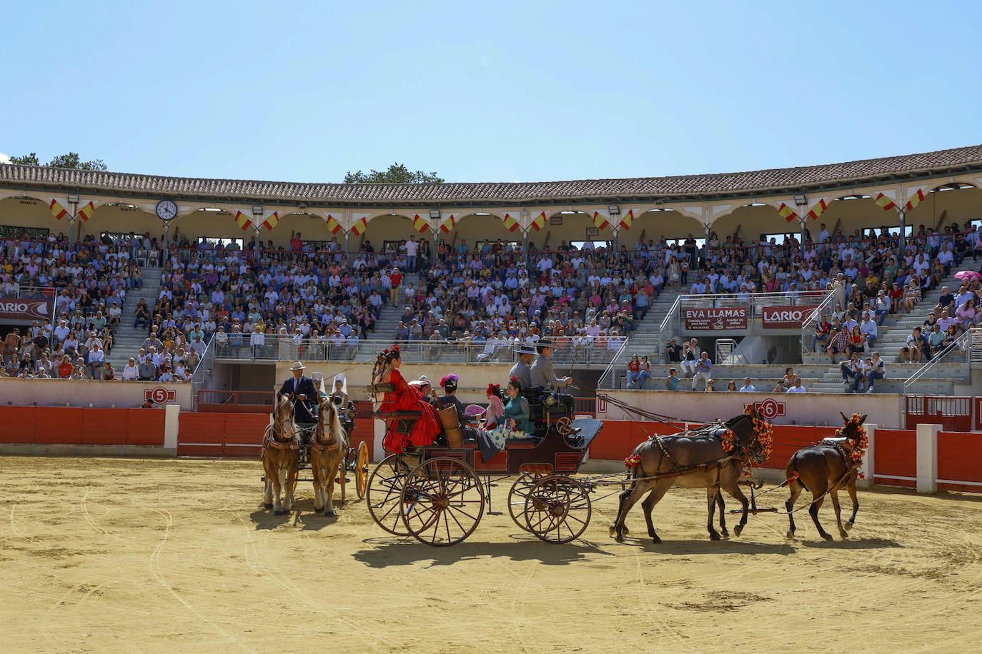 Las imágenes de la exhibición de enganches en Lorca