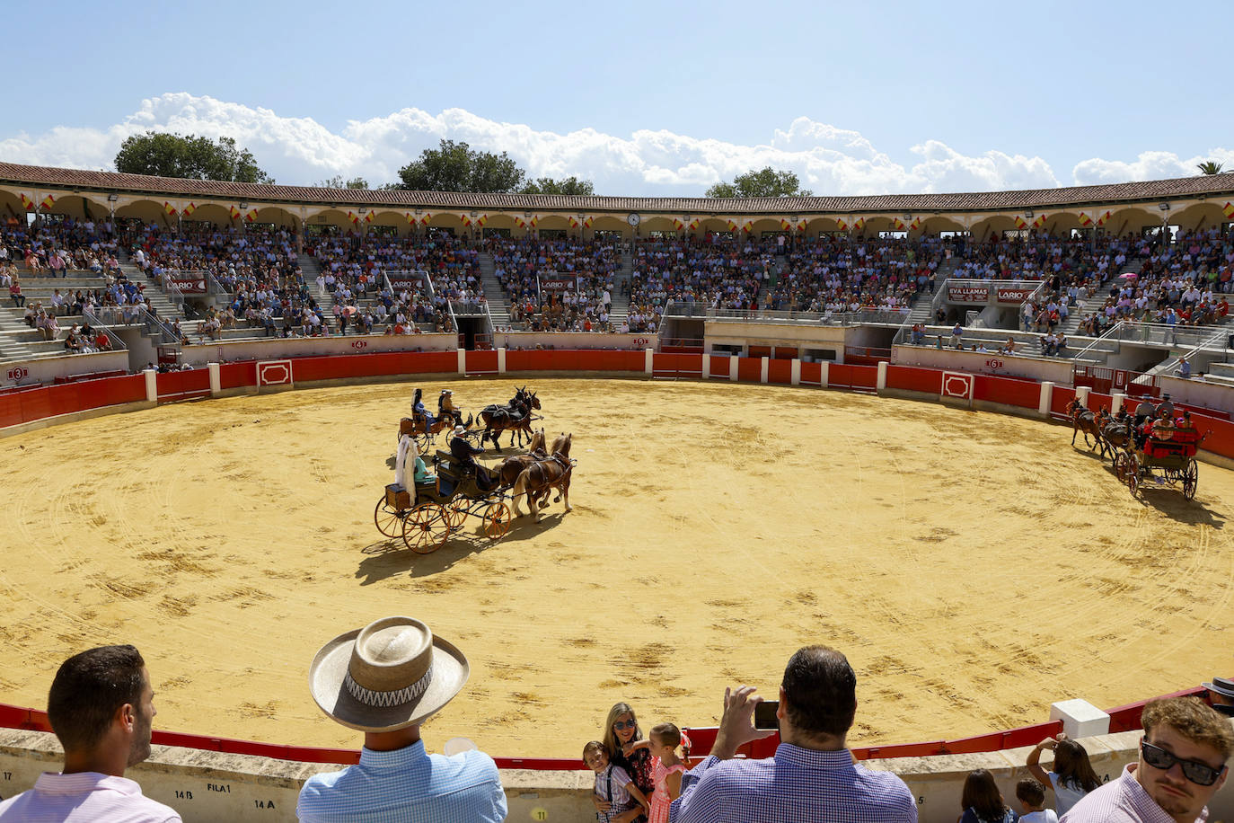 Las imágenes de la exhibición de enganches en Lorca