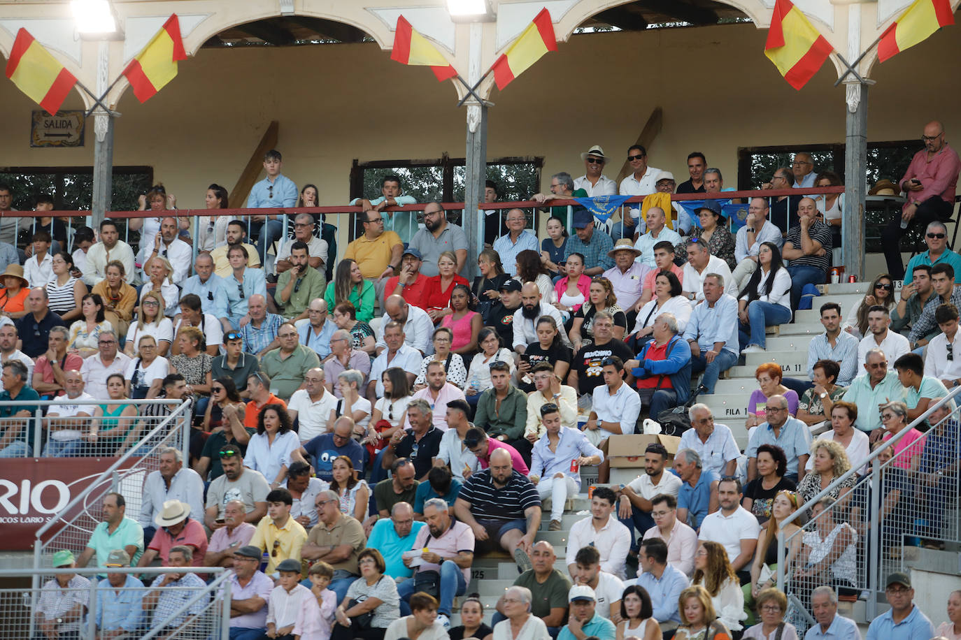 Las imágenes de la corrida de toros en Lorca