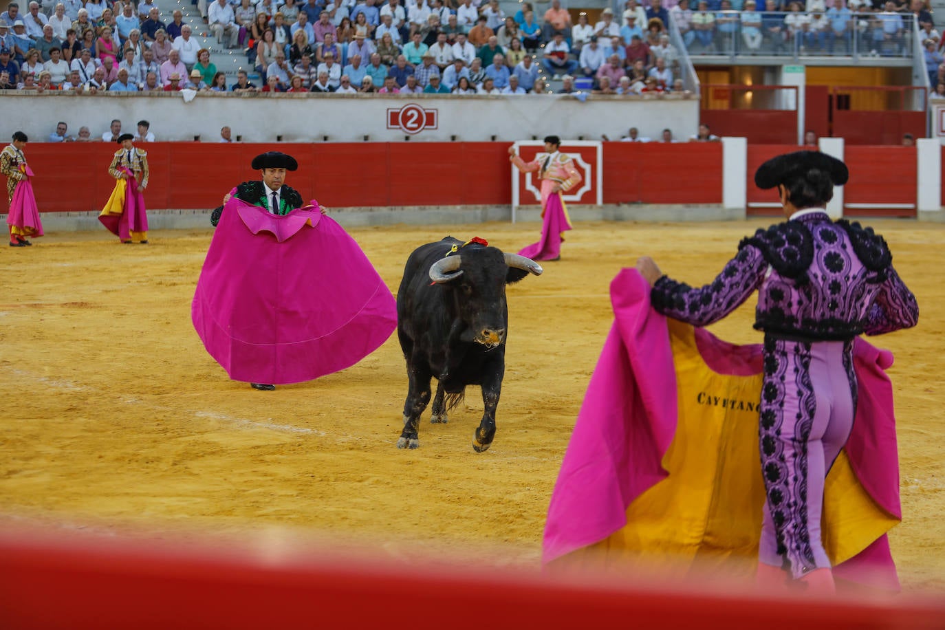 Las imágenes de la corrida de toros en Lorca