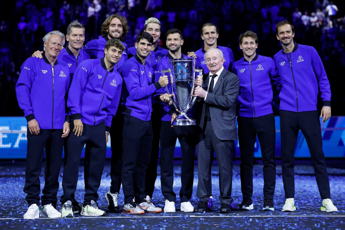 Las imágenes de la victoria de Carlos Alcaraz en la Laver Cup