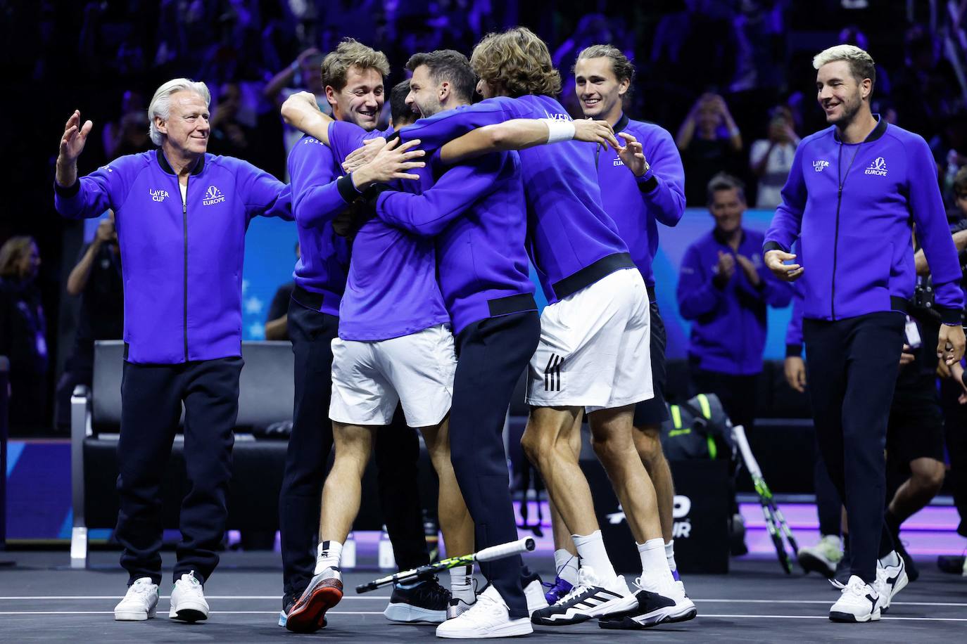 Las imágenes de la victoria de Carlos Alcaraz en la Laver Cup