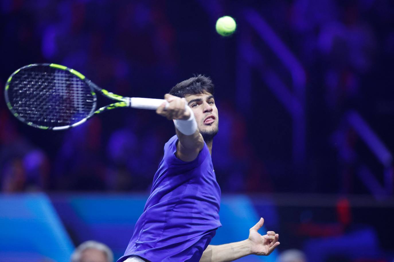 Las imágenes de la victoria de Carlos Alcaraz en la Laver Cup