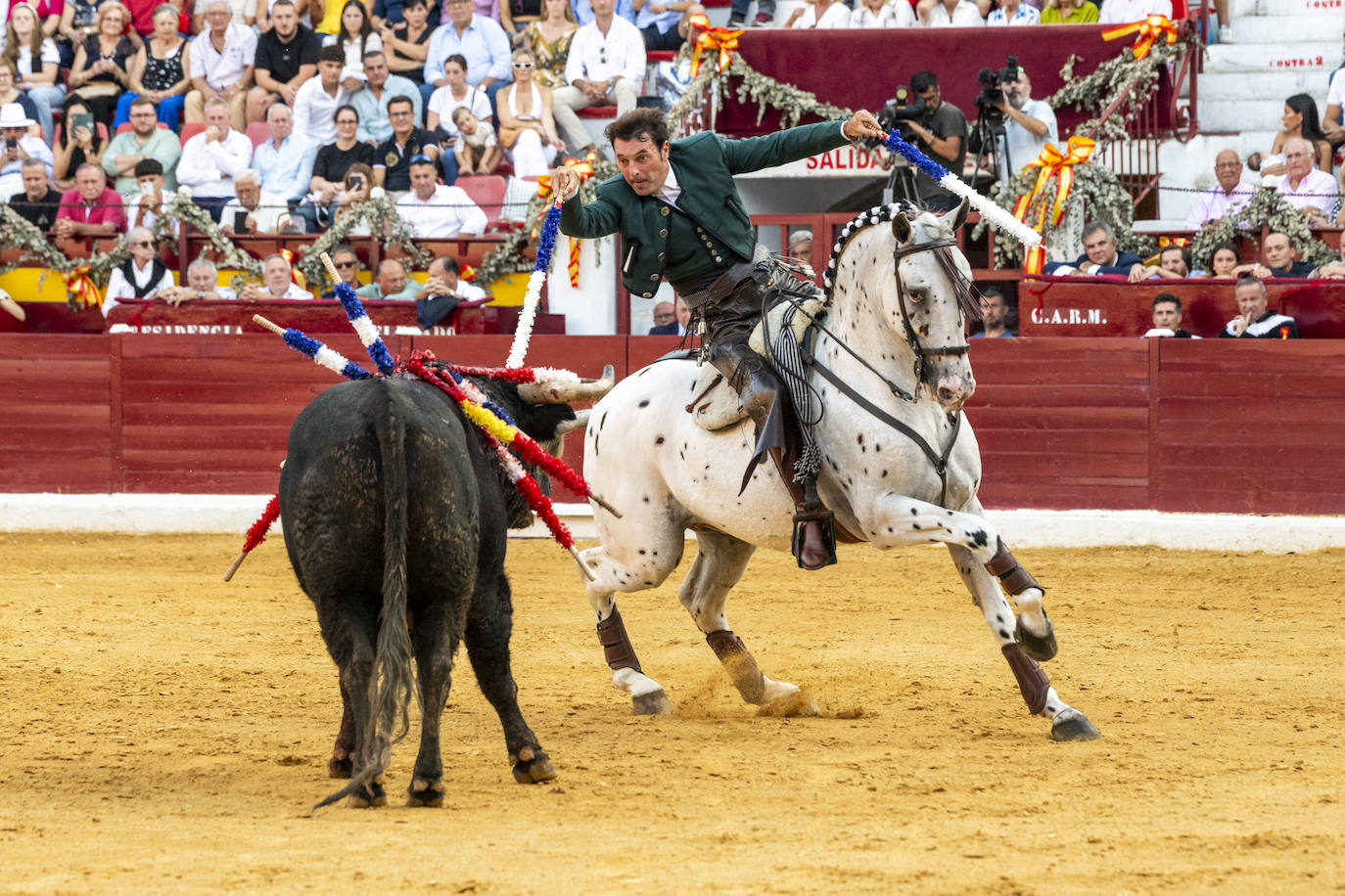 Las imágenes de la corrida de rejones en Murcia