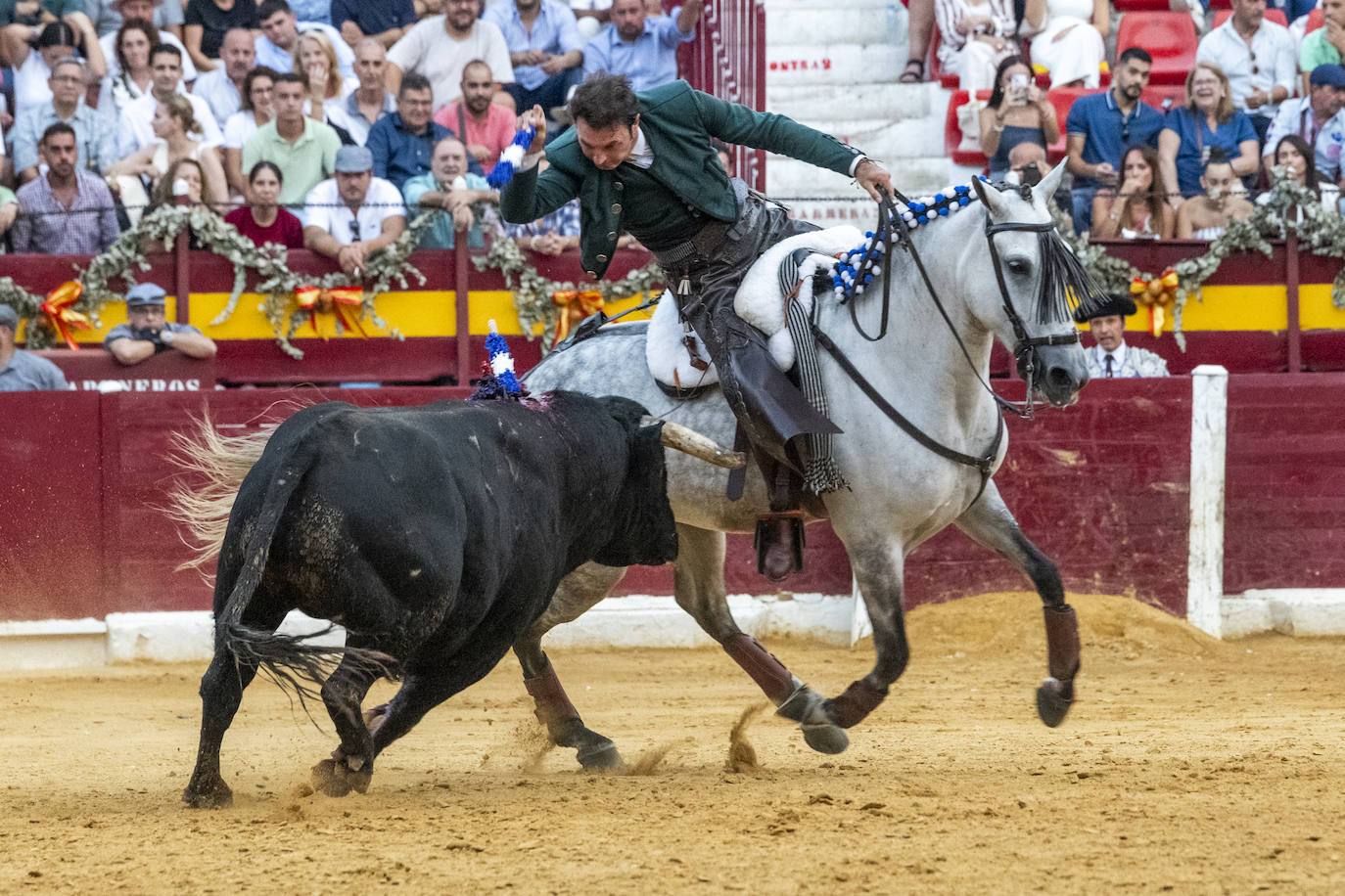 Las imágenes de la corrida de rejones en Murcia