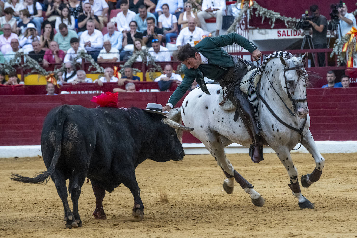 Las imágenes de la corrida de rejones en Murcia