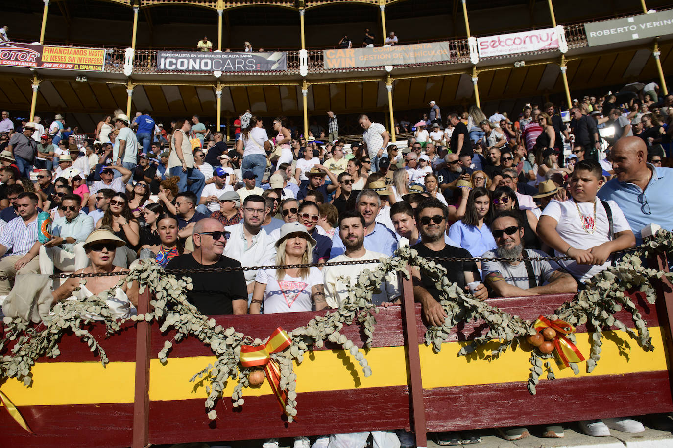 Las imágenes de la corrida de rejones en Murcia