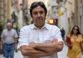 Javier Salcedo, fotografiado en el centro de Murcia.