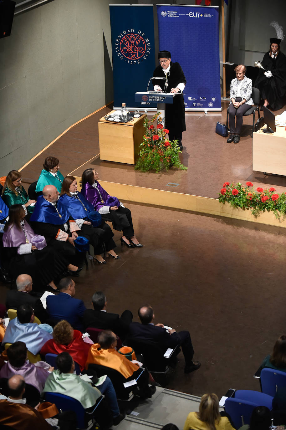 Acto de apertura del curso 2024-2025 de las universidades públicas de la Región de Murcia, en imágenes