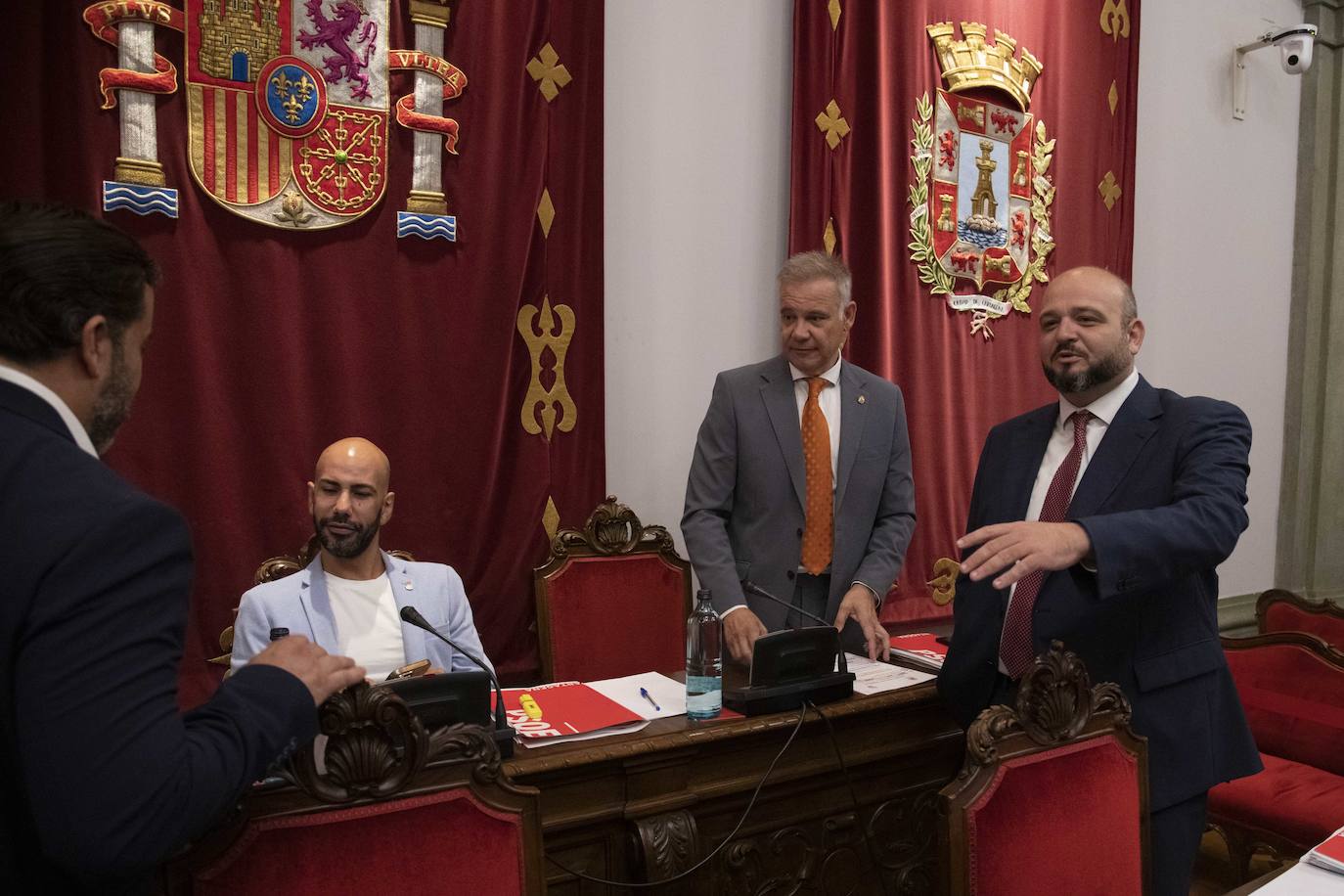 El Pleno Municipal del Ayuntamiento de Cartagena, en imágenes