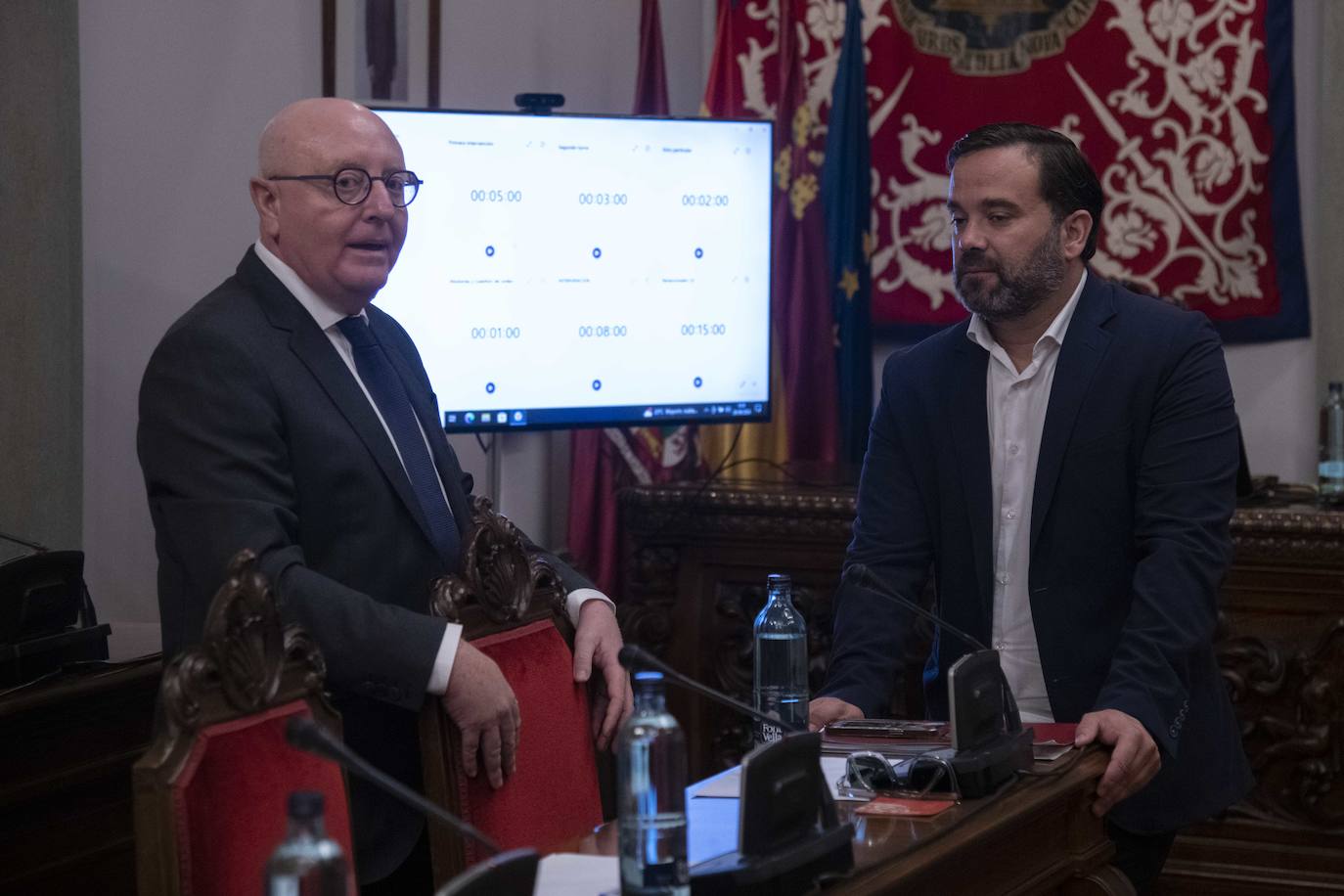 El Pleno Municipal del Ayuntamiento de Cartagena, en imágenes