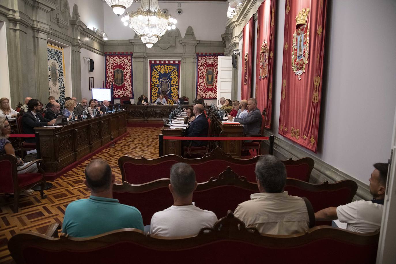 El Pleno Municipal del Ayuntamiento de Cartagena, en imágenes