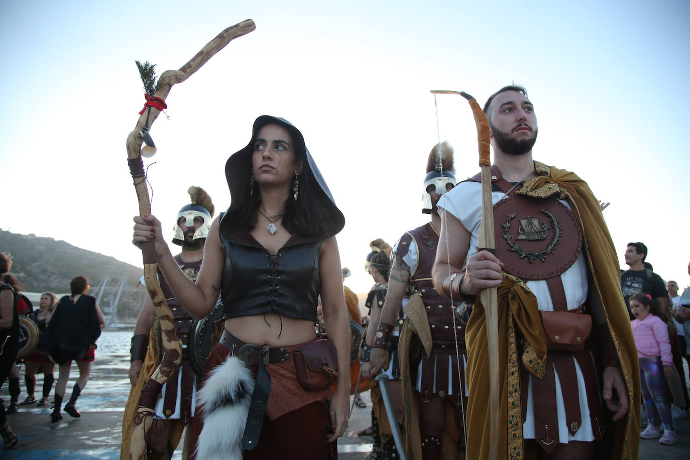 Las imágenes del Desembarco y la Contratación de Mercenarios de Carthagineses y Romanos