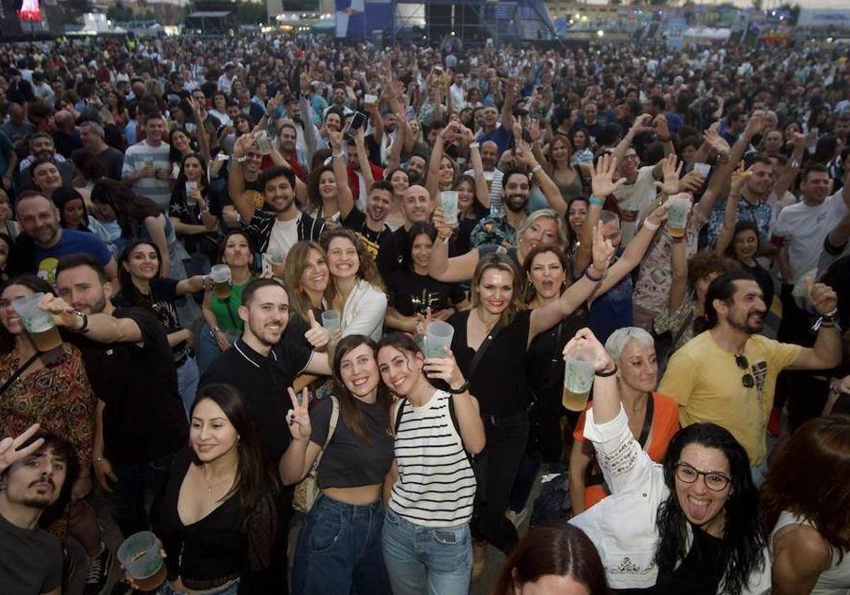 Asistentes de un festival en la Región de Murcia, en una imagen de archivo.