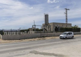 La estación depuradora de Torre Pacheco, que ha estado en el foco de las denuncias, donde se ha construido un tanque de tormentas.