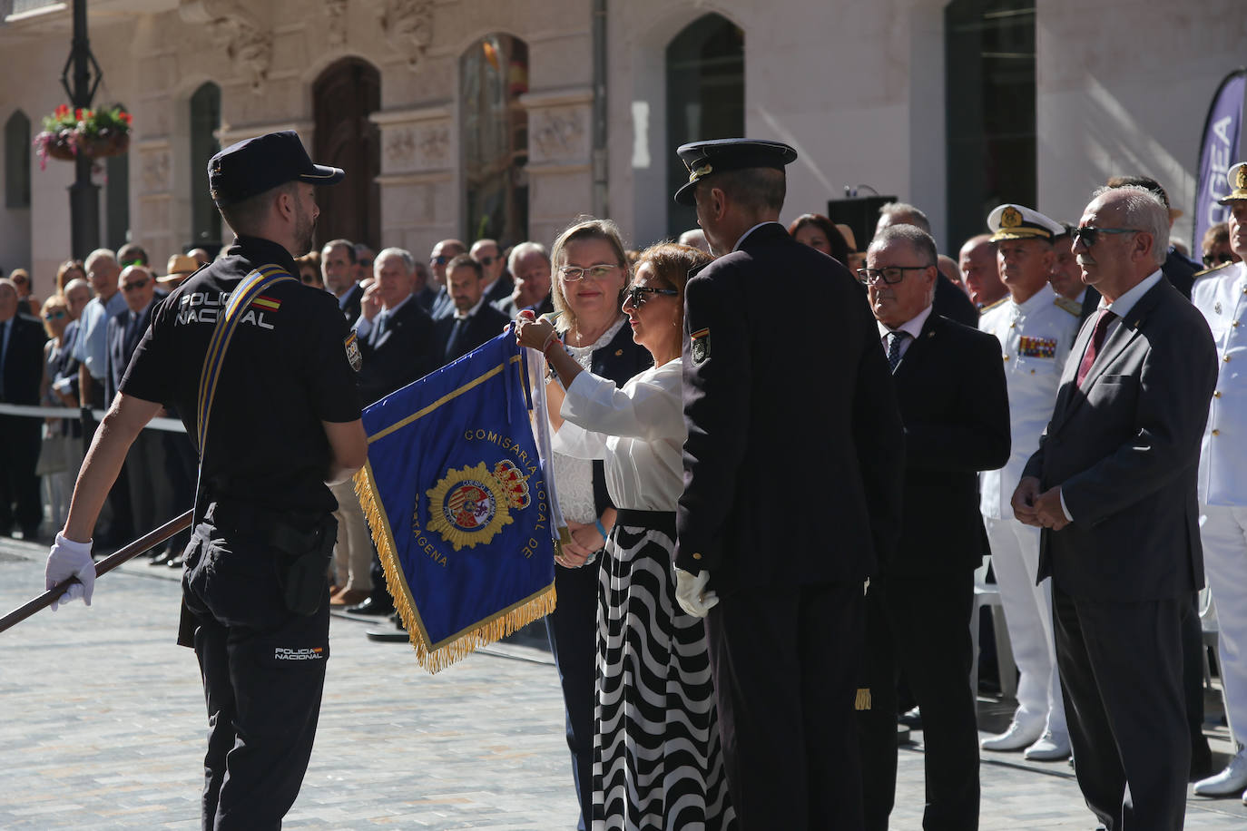 Acto del patrón de la Policía Nacional en Cartagena, en imágenes