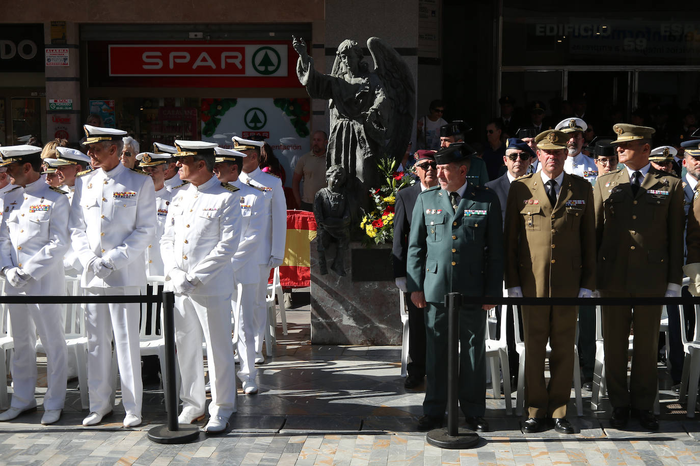Acto del patrón de la Policía Nacional en Cartagena, en imágenes
