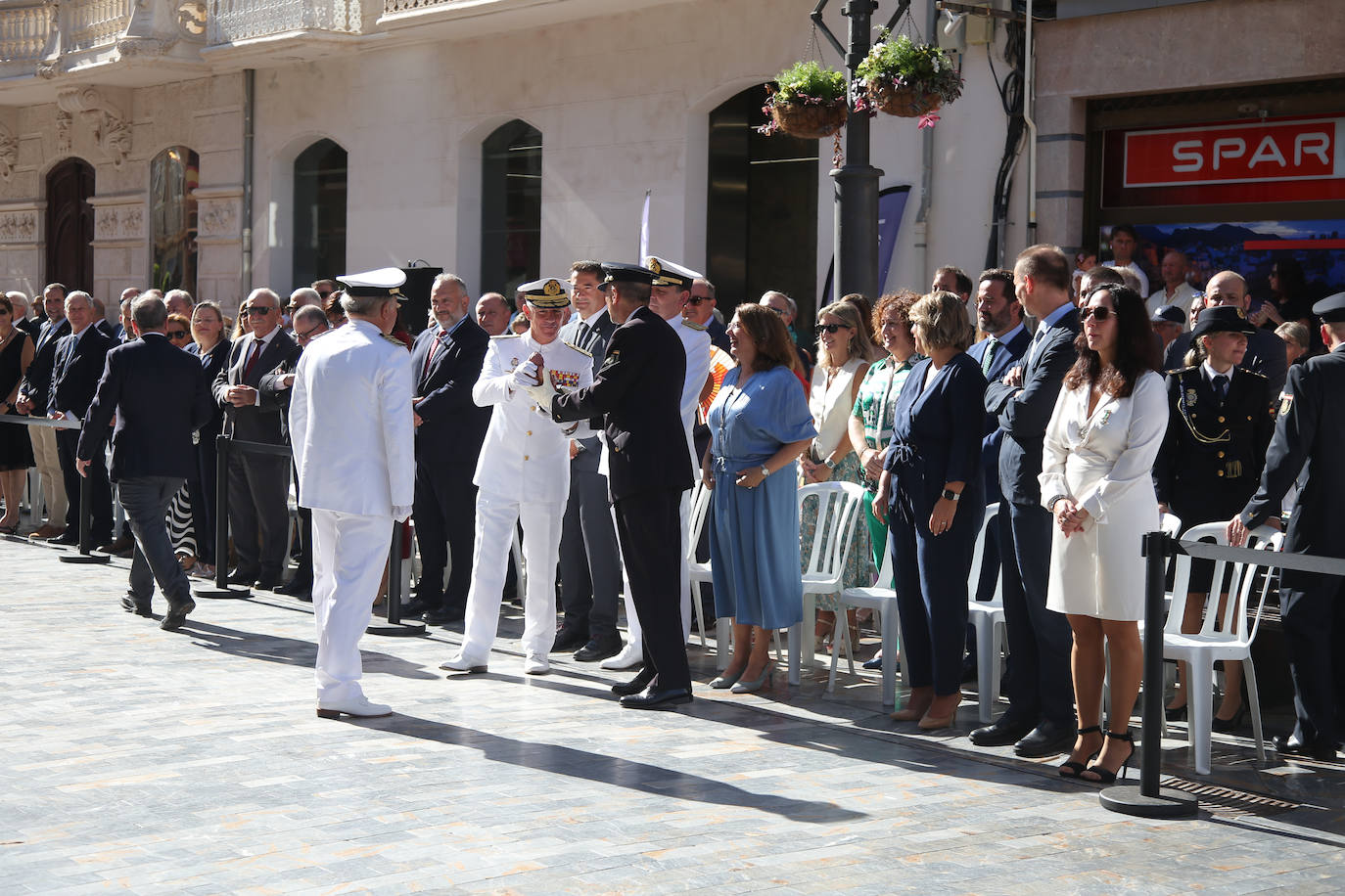 Acto del patrón de la Policía Nacional en Cartagena, en imágenes
