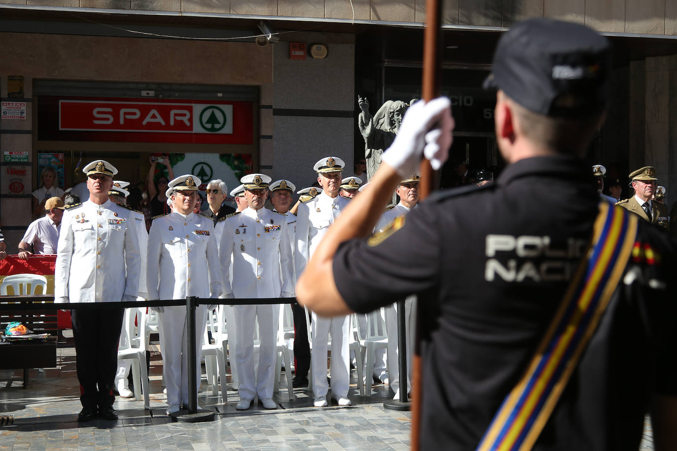 Acto del patrón de la Policía Nacional en Cartagena, en imágenes