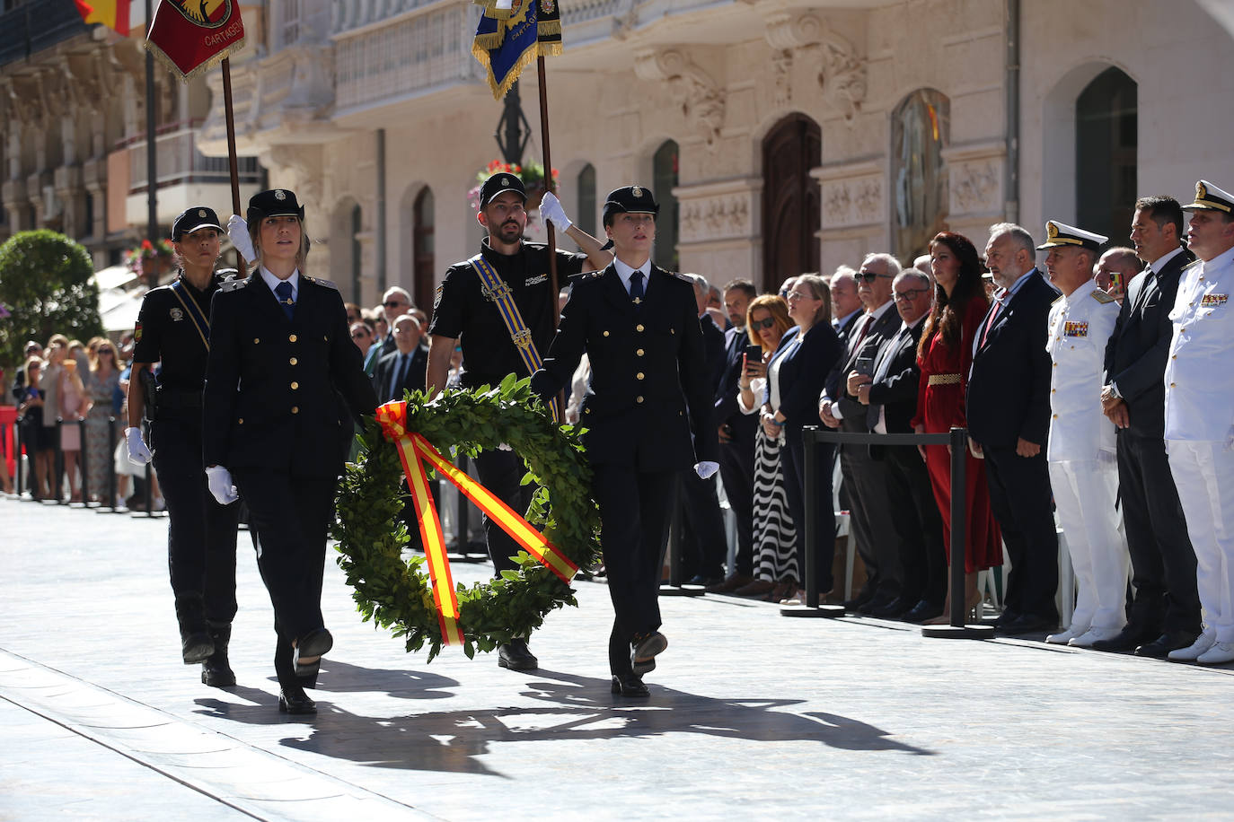 Acto del patrón de la Policía Nacional en Cartagena, en imágenes