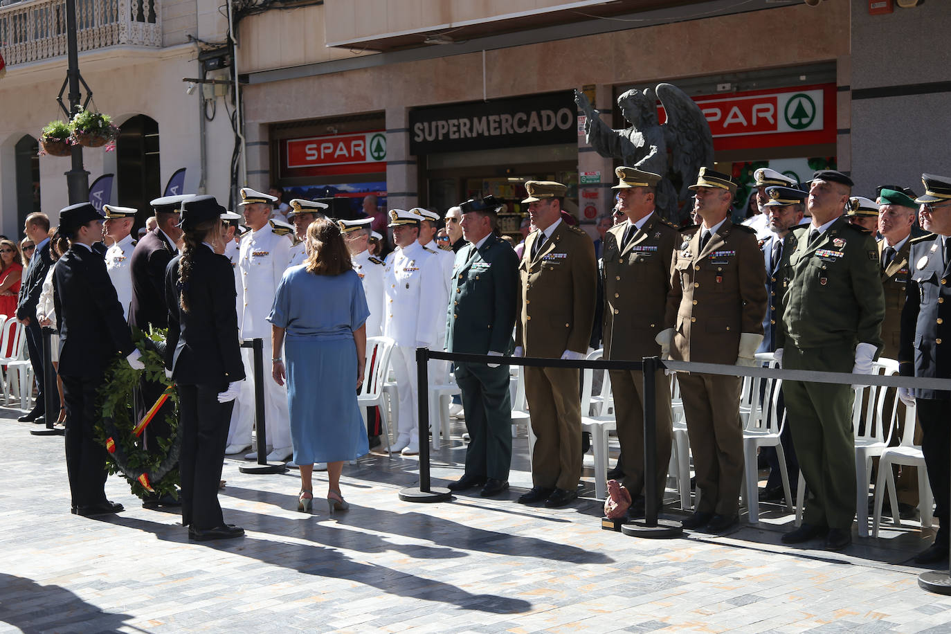 Acto del patrón de la Policía Nacional en Cartagena, en imágenes