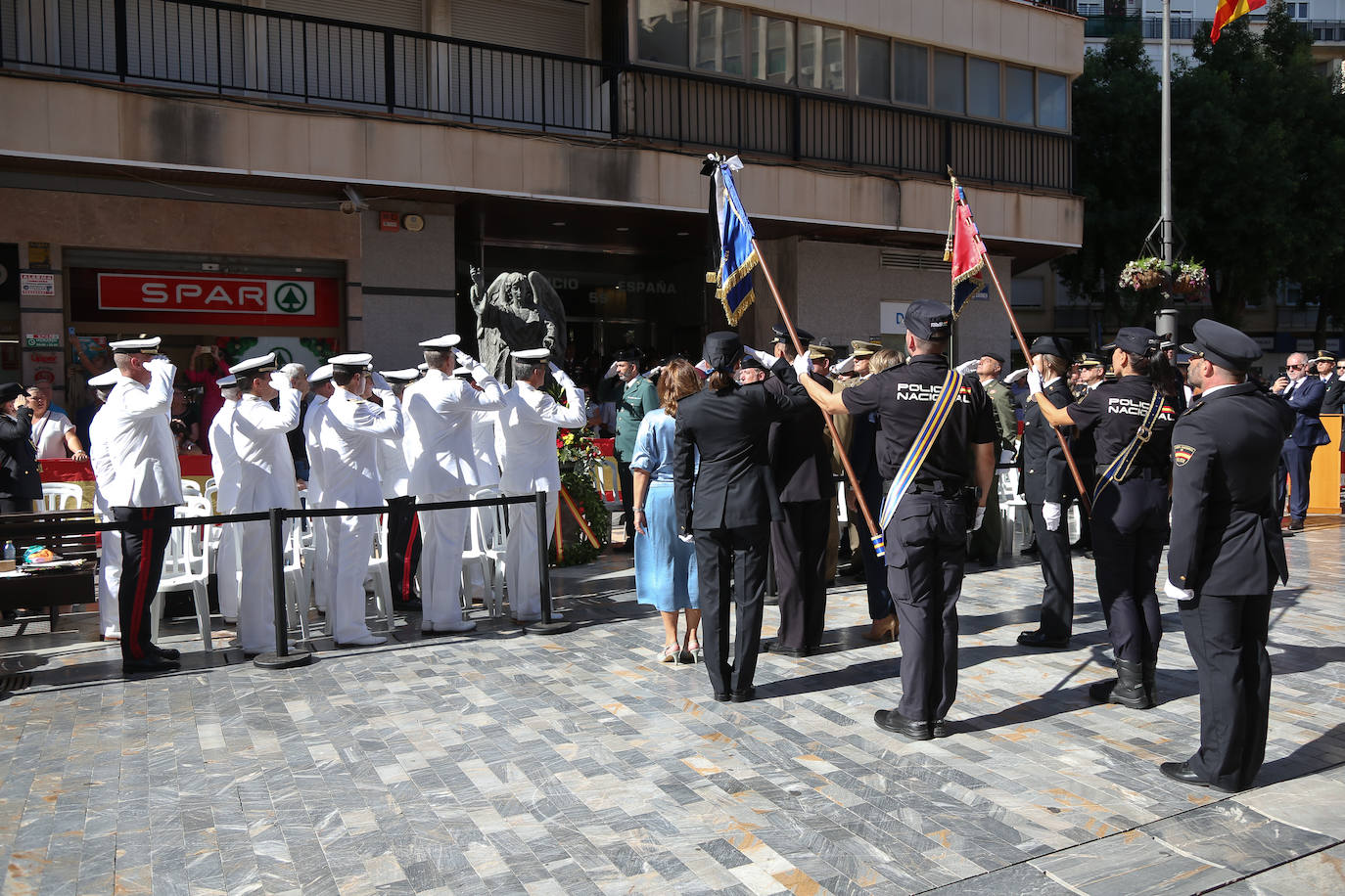 Acto del patrón de la Policía Nacional en Cartagena, en imágenes