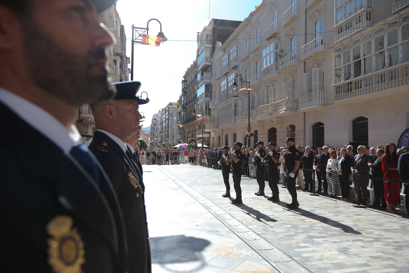 Acto del patrón de la Policía Nacional en Cartagena, en imágenes