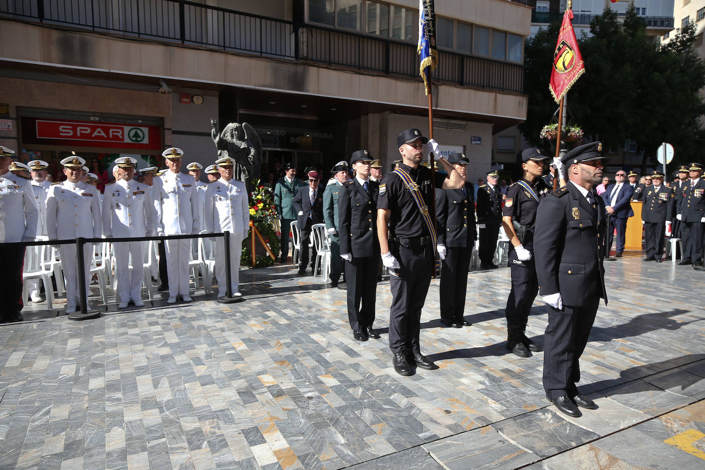 Acto del patrón de la Policía Nacional en Cartagena, en imágenes