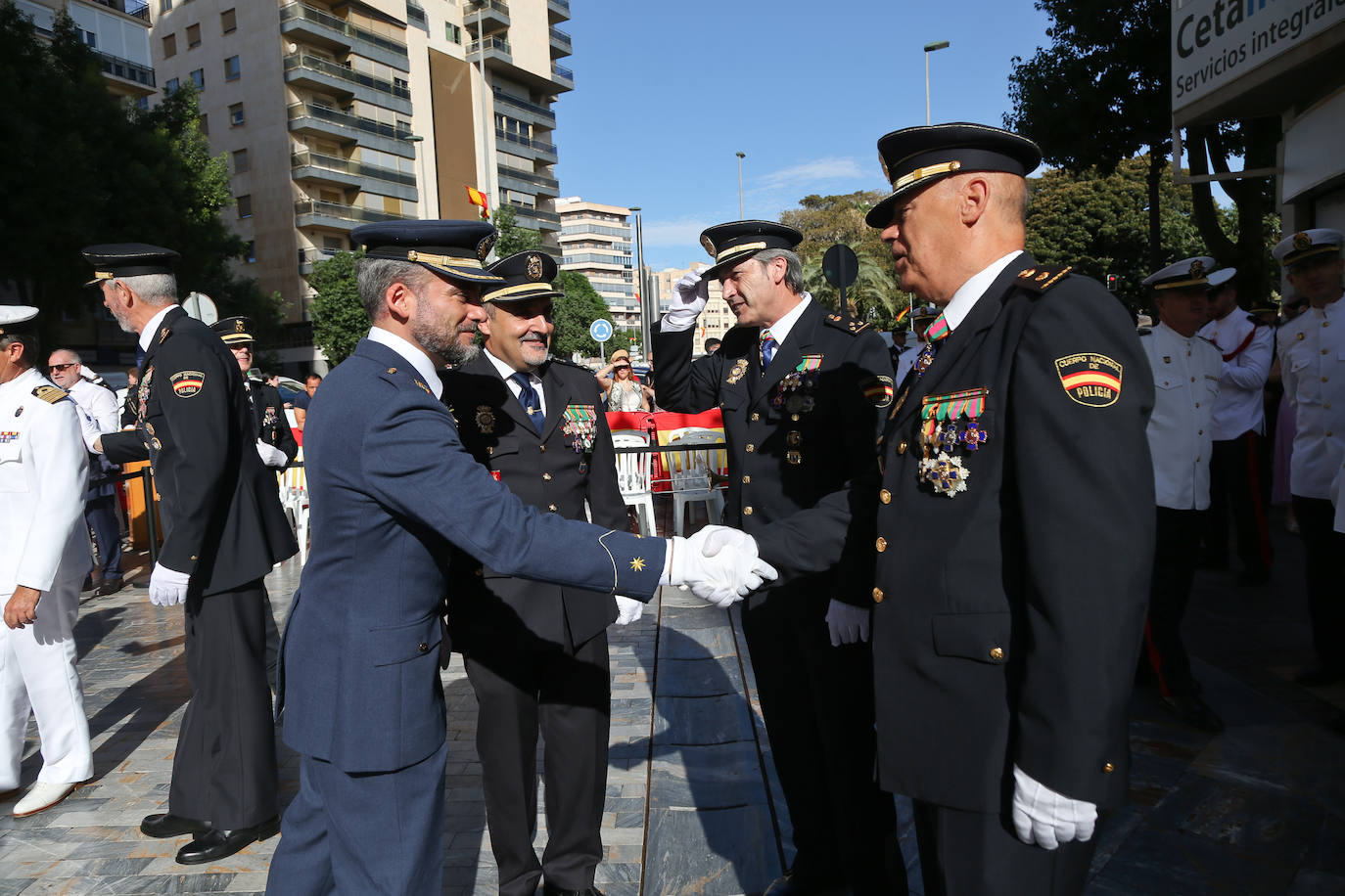 Acto del patrón de la Policía Nacional en Cartagena, en imágenes