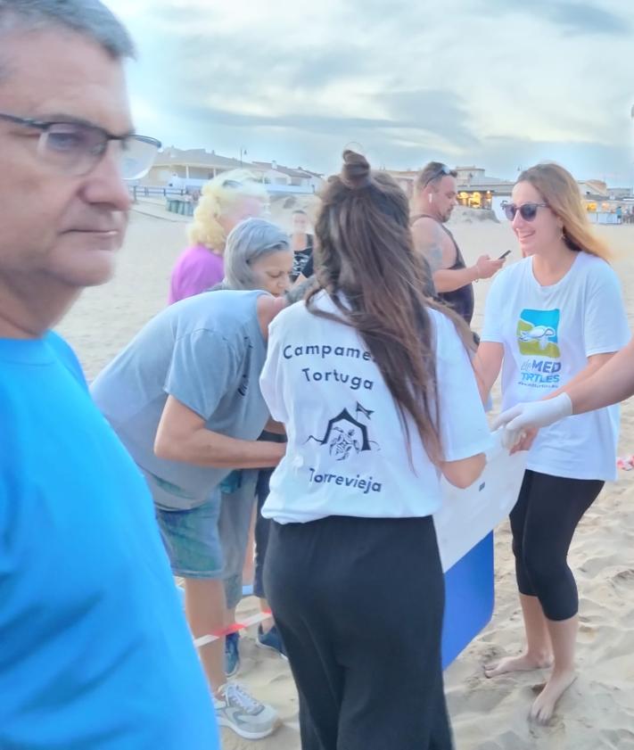 Imagen secundaria 2 - 51 tortugas nacen del segundo nido que &#039;Pura Vida&#039; puso en la playa de La Mata en Torrevieja