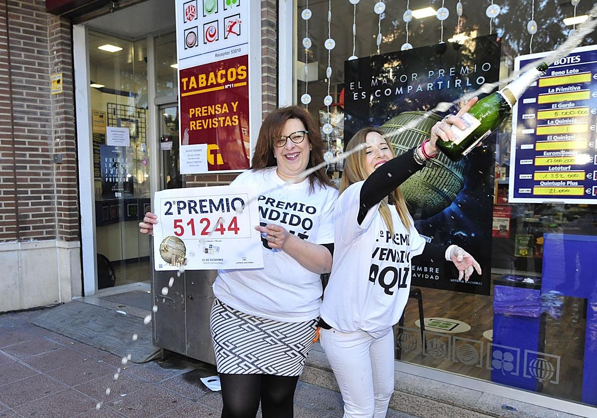 Uno de los premios de la Lotería de Navidad cae en una administraciónd e San Pedro del Pinatar.