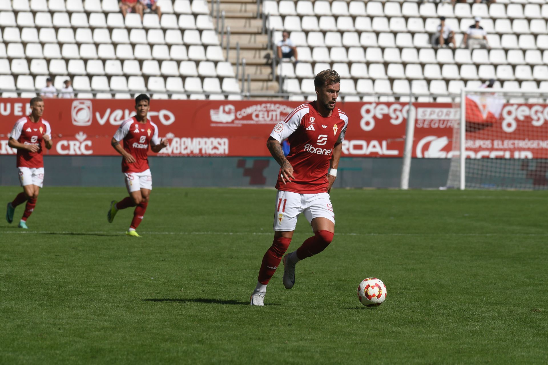 Las imágenes del partido entre el Real Murcia y el Alcorcón