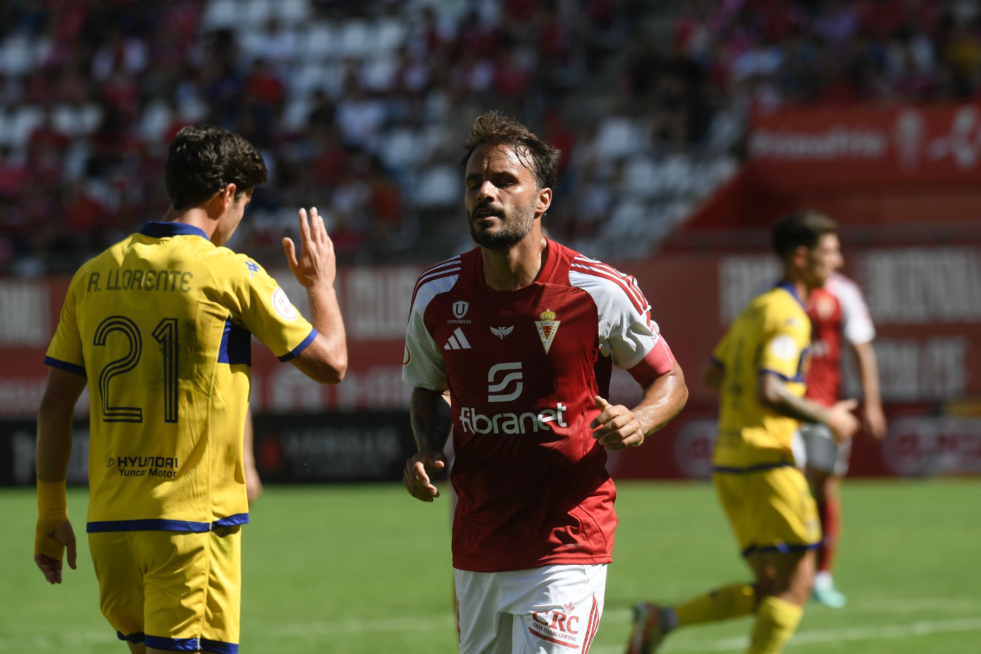 Las imágenes del partido entre el Real Murcia y el Alcorcón