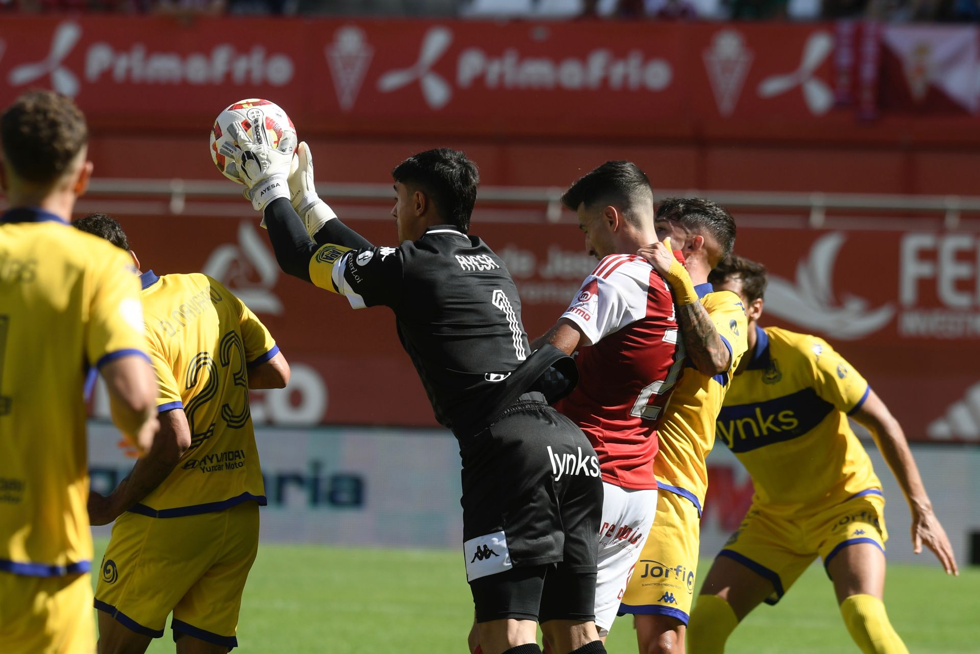 Las imágenes del partido entre el Real Murcia y el Alcorcón