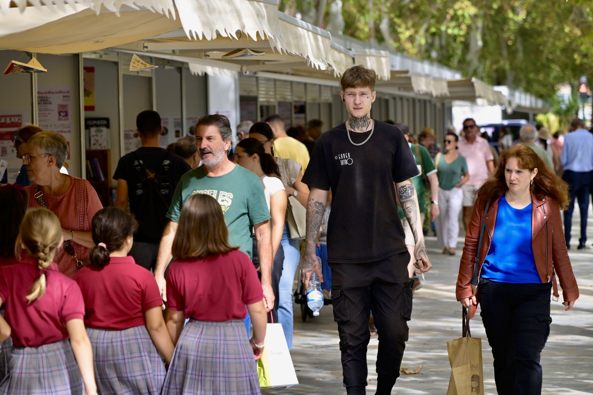 La jornada del 8 de octubre de la Feria del Libro de Murcia, en imágenes