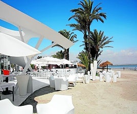 Vista del complejo Collados Beach, junto al Mediterráneo.