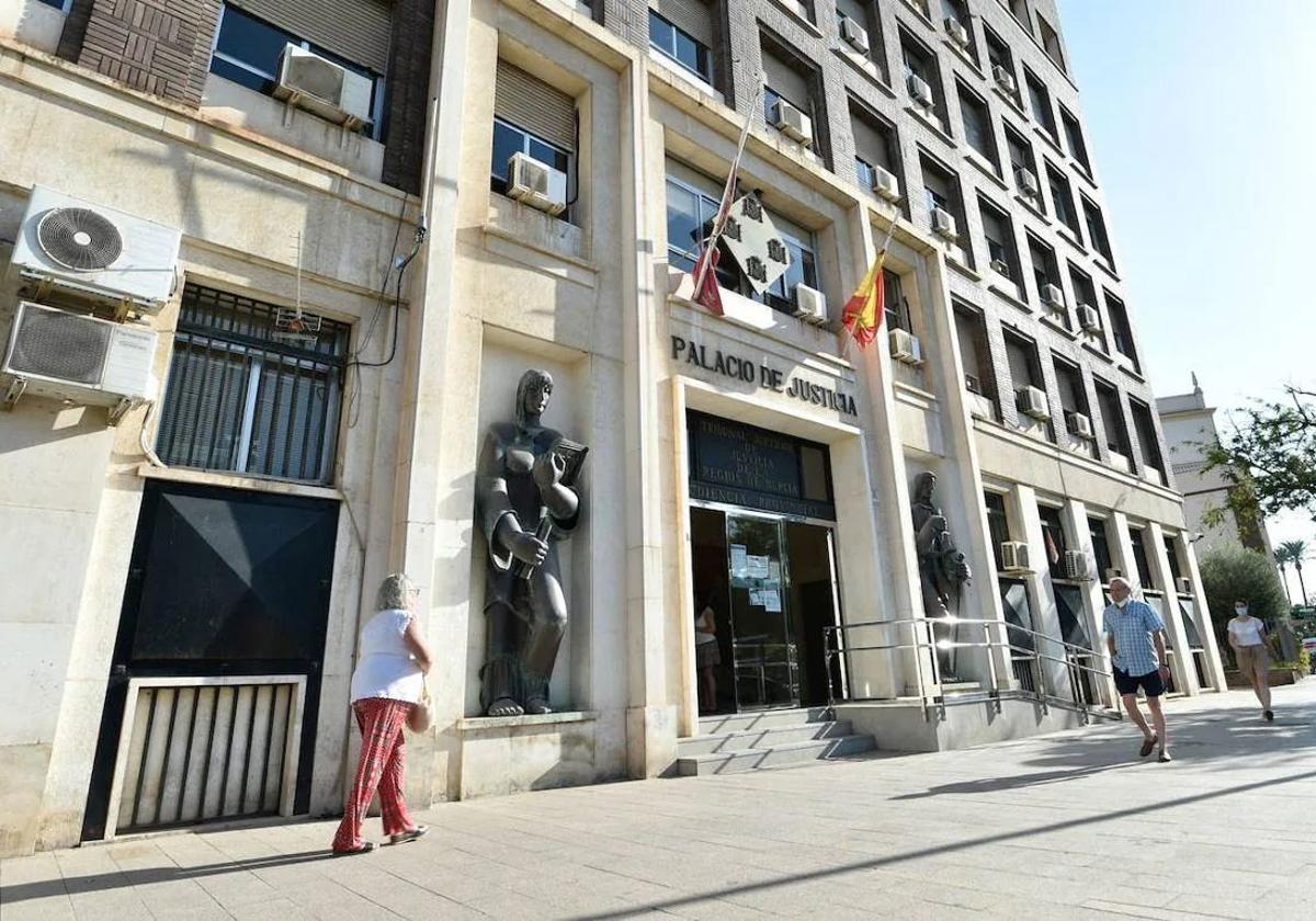 El Palacio de Justicia de la Región de Murcia, en una imagen de archivo.