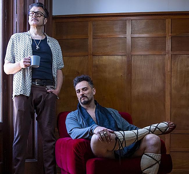 Enrico Barbaro y Asier Etxeandia.