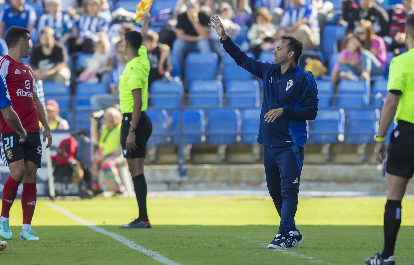 La victoria del Real Murcia frente al Recreativo de Huelva, en imágenes