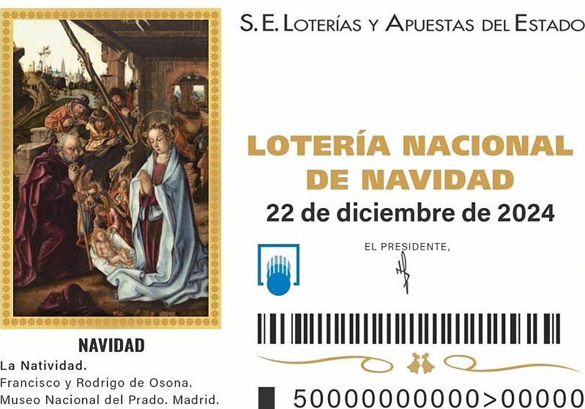 Lotería de Navidad: cuál es el cuadro que ilustra los décimos de este 2024