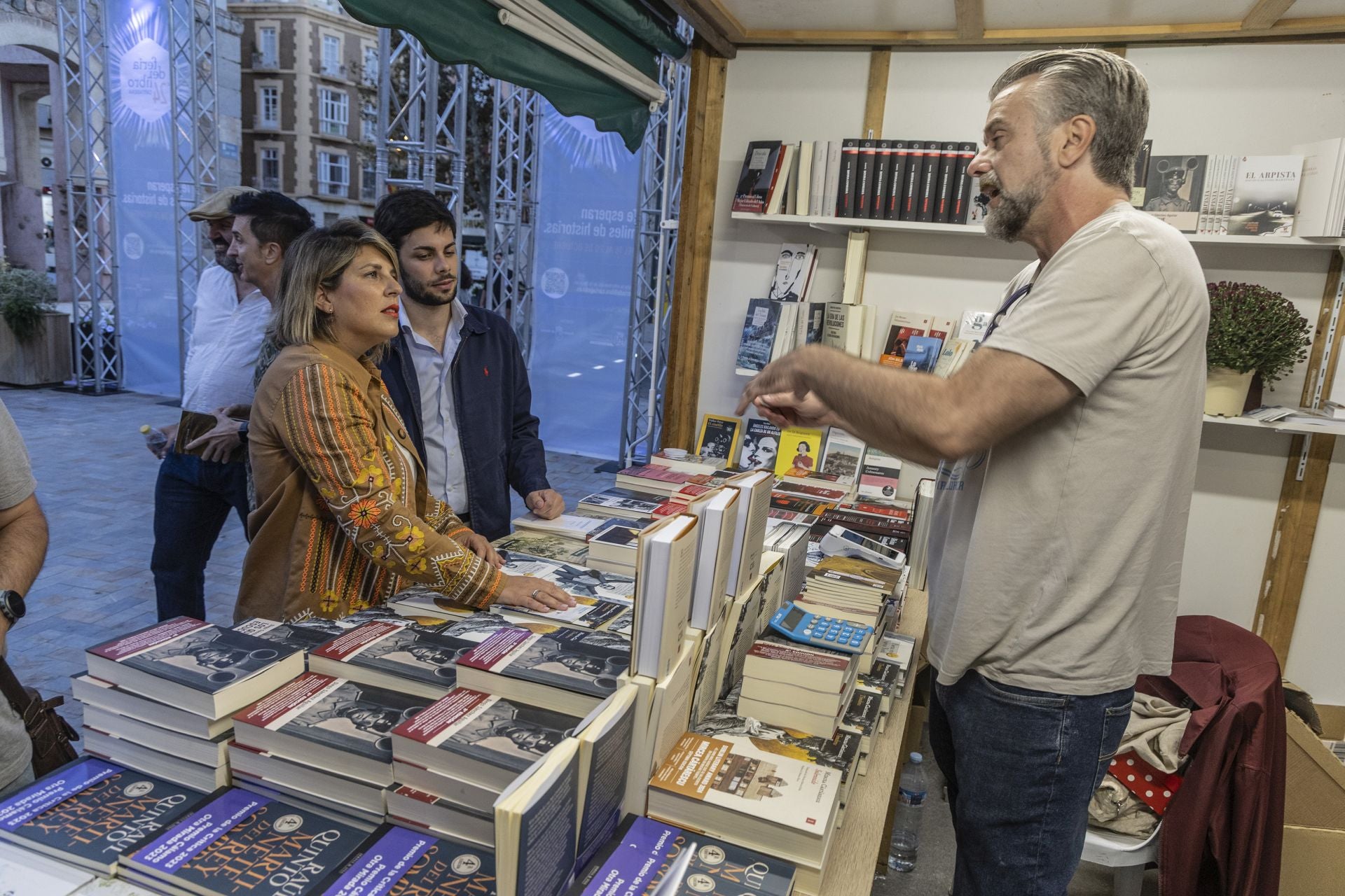 Raúl Quinto inaugura La Feria del Libro de Cartagena