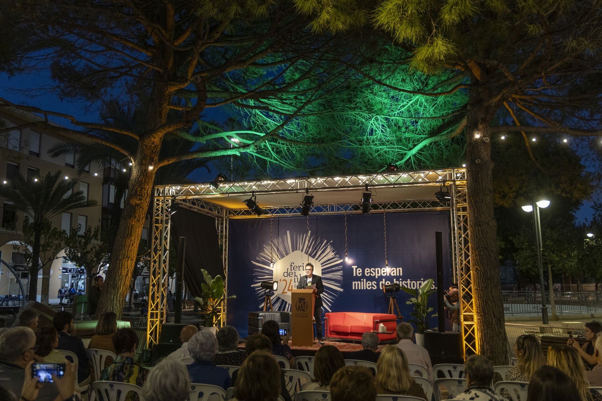 Raúl Quinto inaugura La Feria del Libro de Cartagena